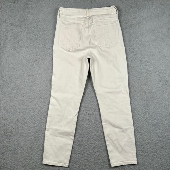 Rag & Bone Nina High-Rise Ankle Cigarette Jeans Off White Cream Size 27 Classic - Picture 9 of 9